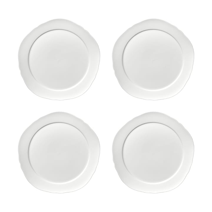 Silhouette 盘子 S Ø20.6 cm 4-pack - 白色 - Serax