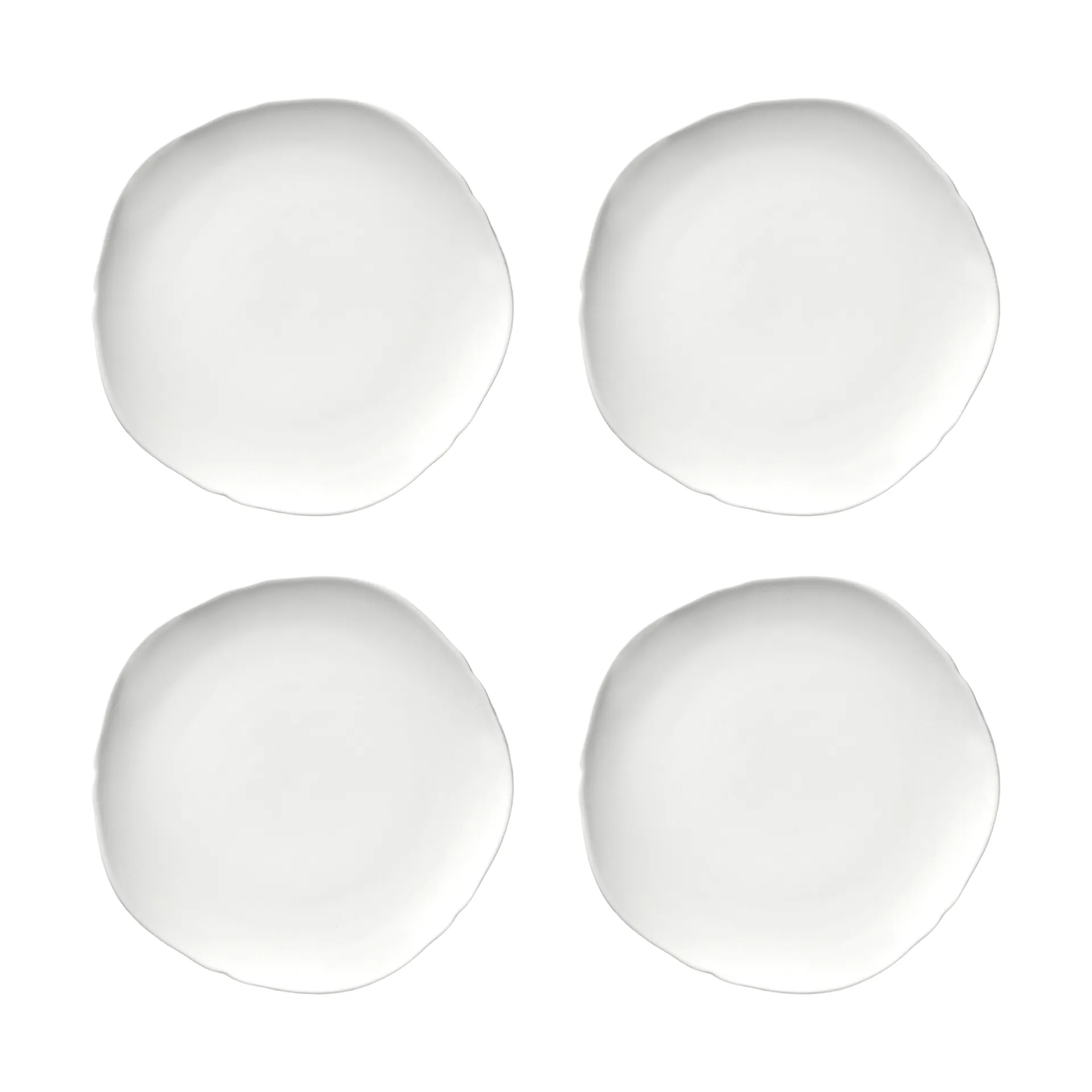 Silhouette 盘子 XXS Ø15 cm 4-pack, 白色 Serax