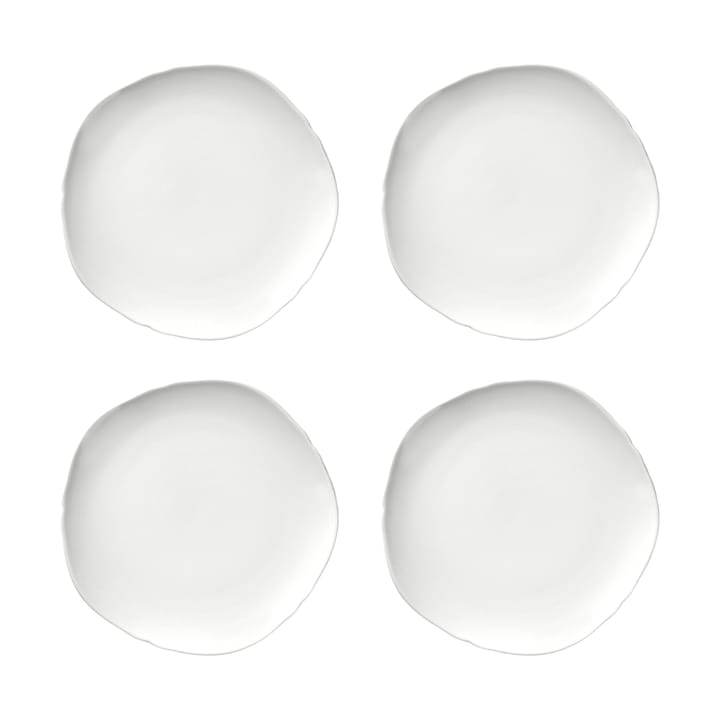 Silhouette 盘子 XXS Ø15 cm 4-pack - 白色 - Serax