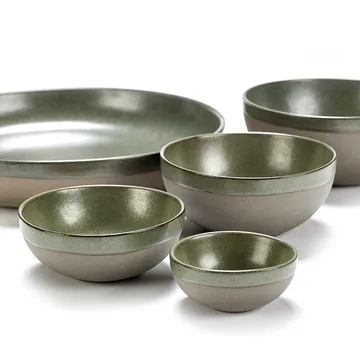 Surface 早餐碗13cm - 灰色_迷彩绿 - Serax