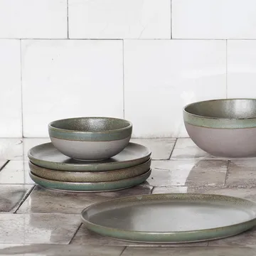 Surface 早餐碗13cm - 灰色_迷彩绿 - Serax