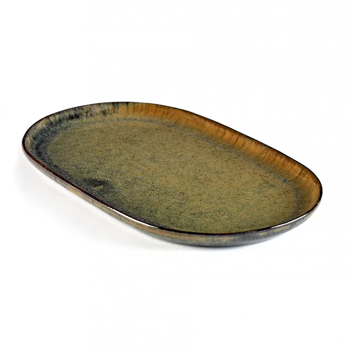 Surface系列 15×25cm长形小吃盘 - indi 灰色 - Serax