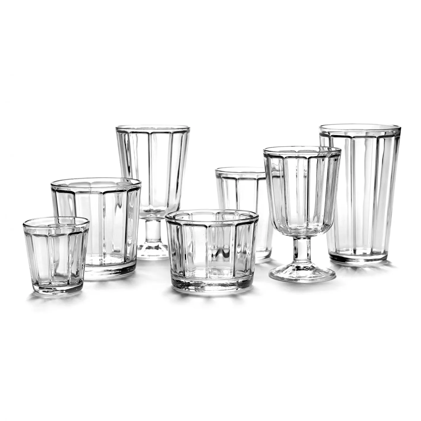 Surface drinking glass 四件套装 21 cl,  Serax