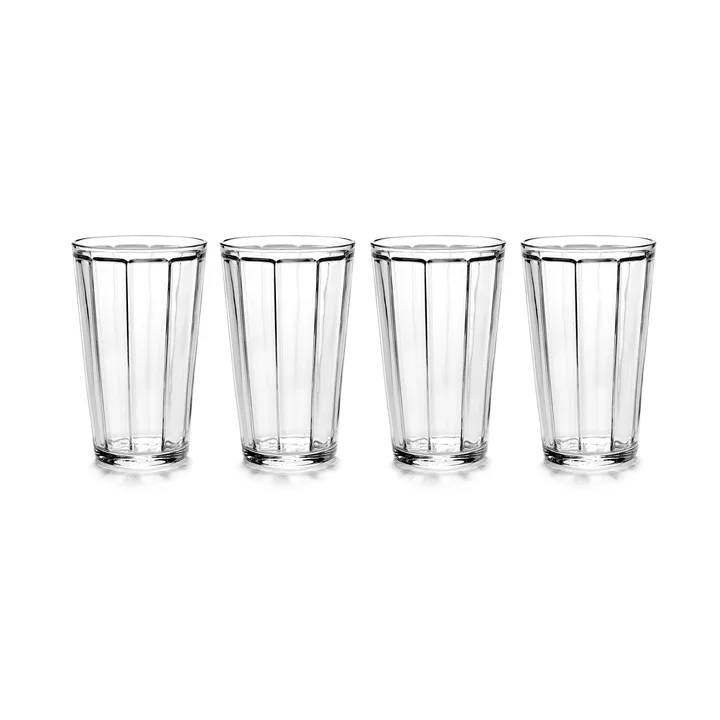 Surface longdrink glass 45 cl 四件套装 clear - Serax
