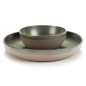 Surface餐用碟32cm - 迷彩绿 - Serax