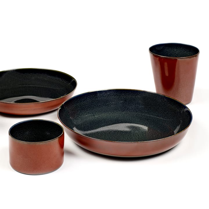Terres de Rêves 梦想之地系列 盘子 17.5 cm, 深蓝-锈红色 Serax