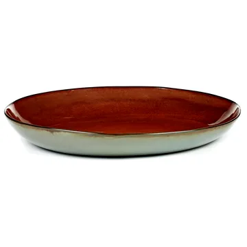 Terres de Rêves餐用杯碟 35.5cm - 锈色_烟熏蓝 - Serax