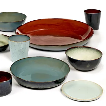 Terres de Rêves餐用杯碟 35.5cm - 锈色_烟熏蓝 - Serax