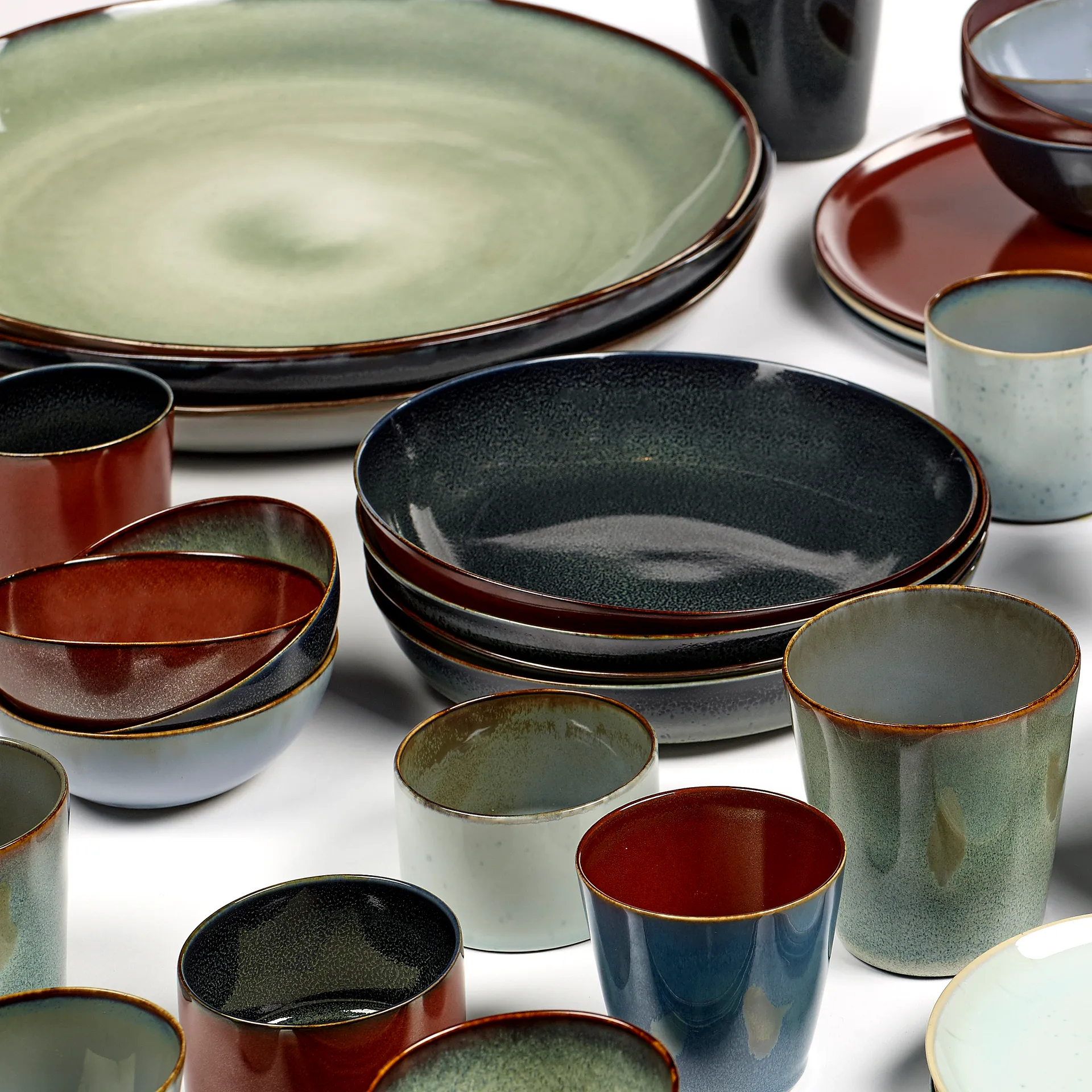 Terres de Rêves 梦想之地系列 杯子 M, 雾灰色-烟熏蓝 Serax