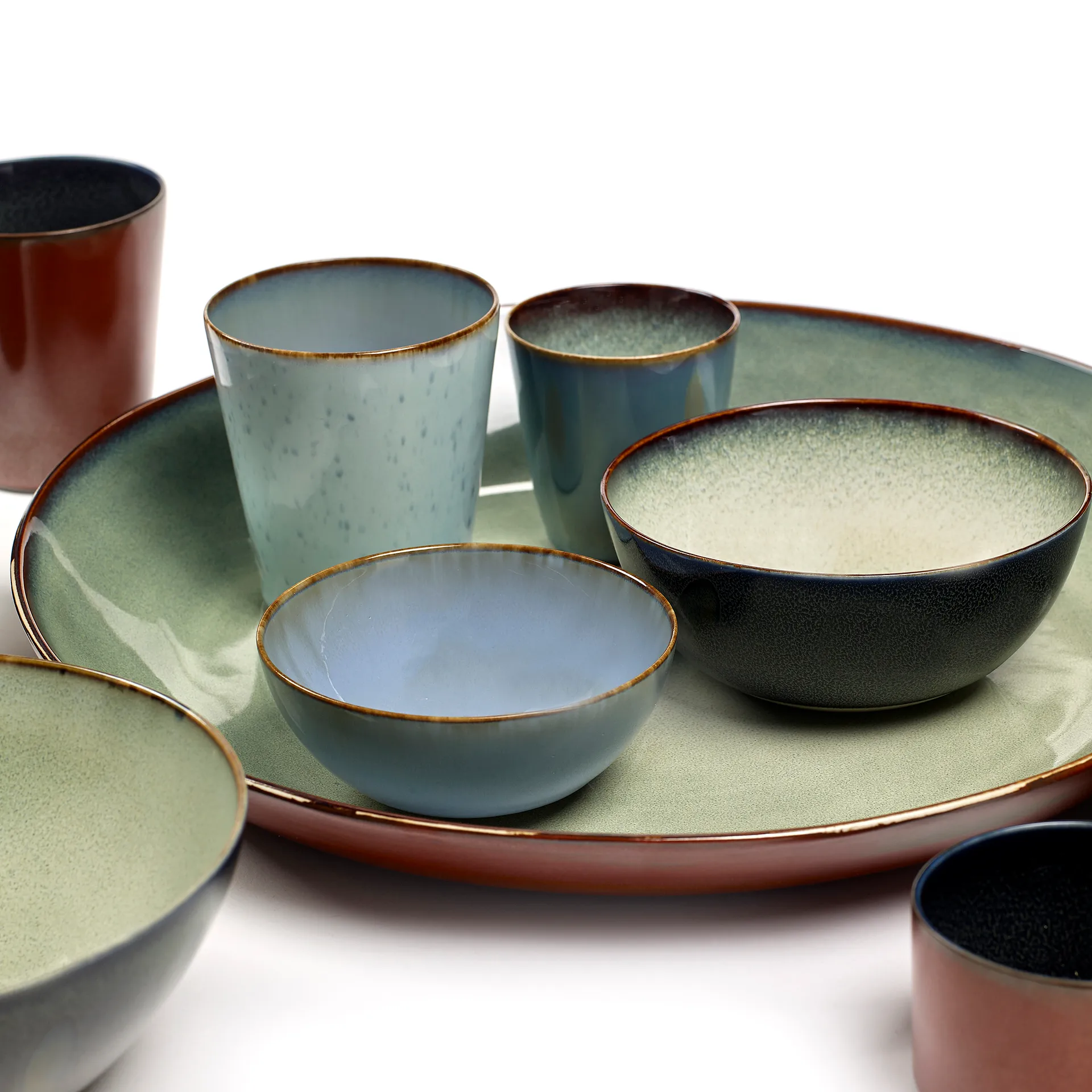 Terres de Rêves中号杯, 浅蓝色_烟蓝色 Serax