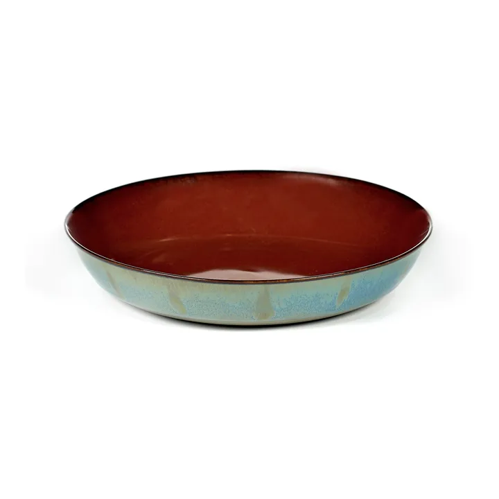 Terres de Rêves小餐盘17.5cm - 铁锈色_烟蓝色 - Serax