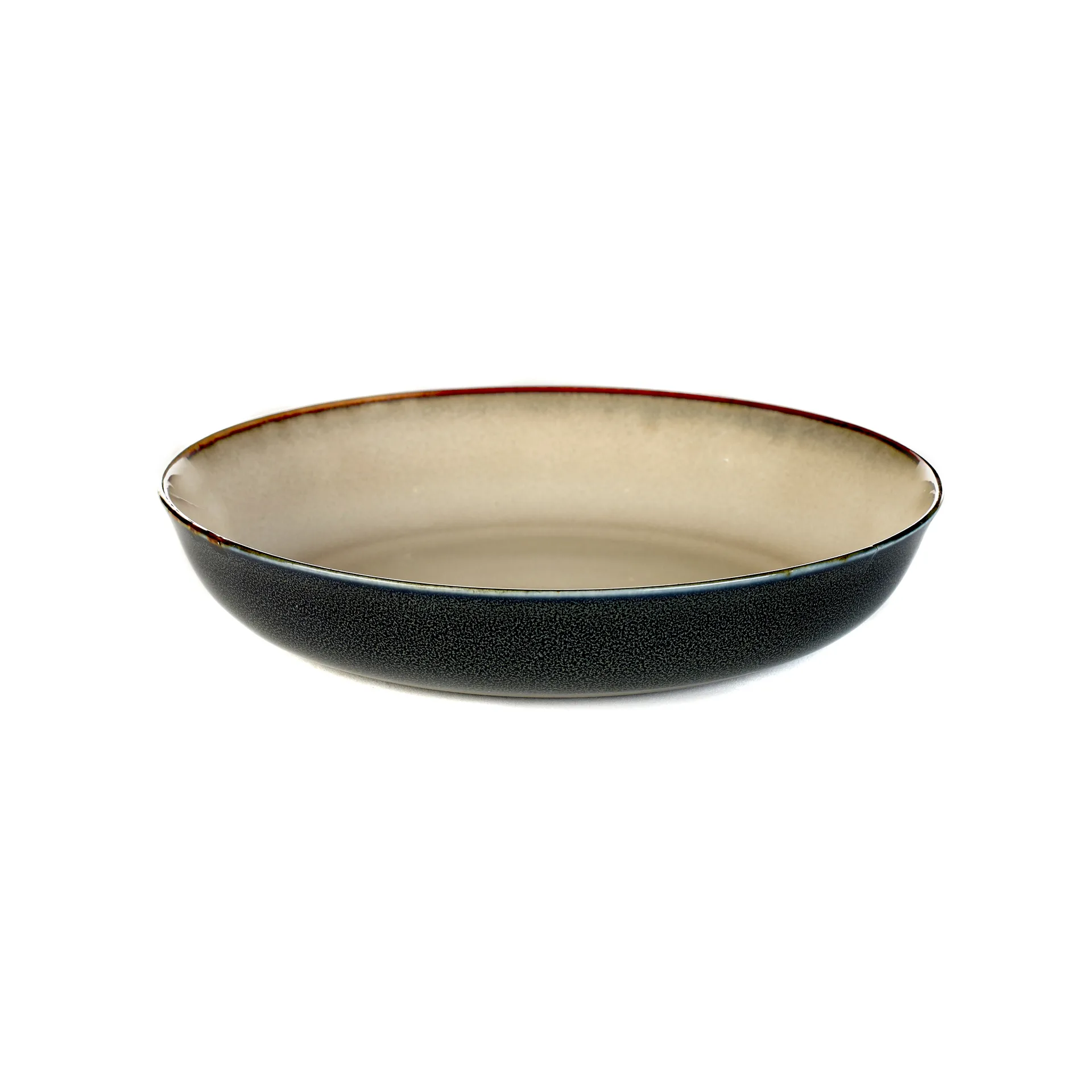Terres de Rêves小餐盘17.5cm, 雾灰_深蓝色 Serax