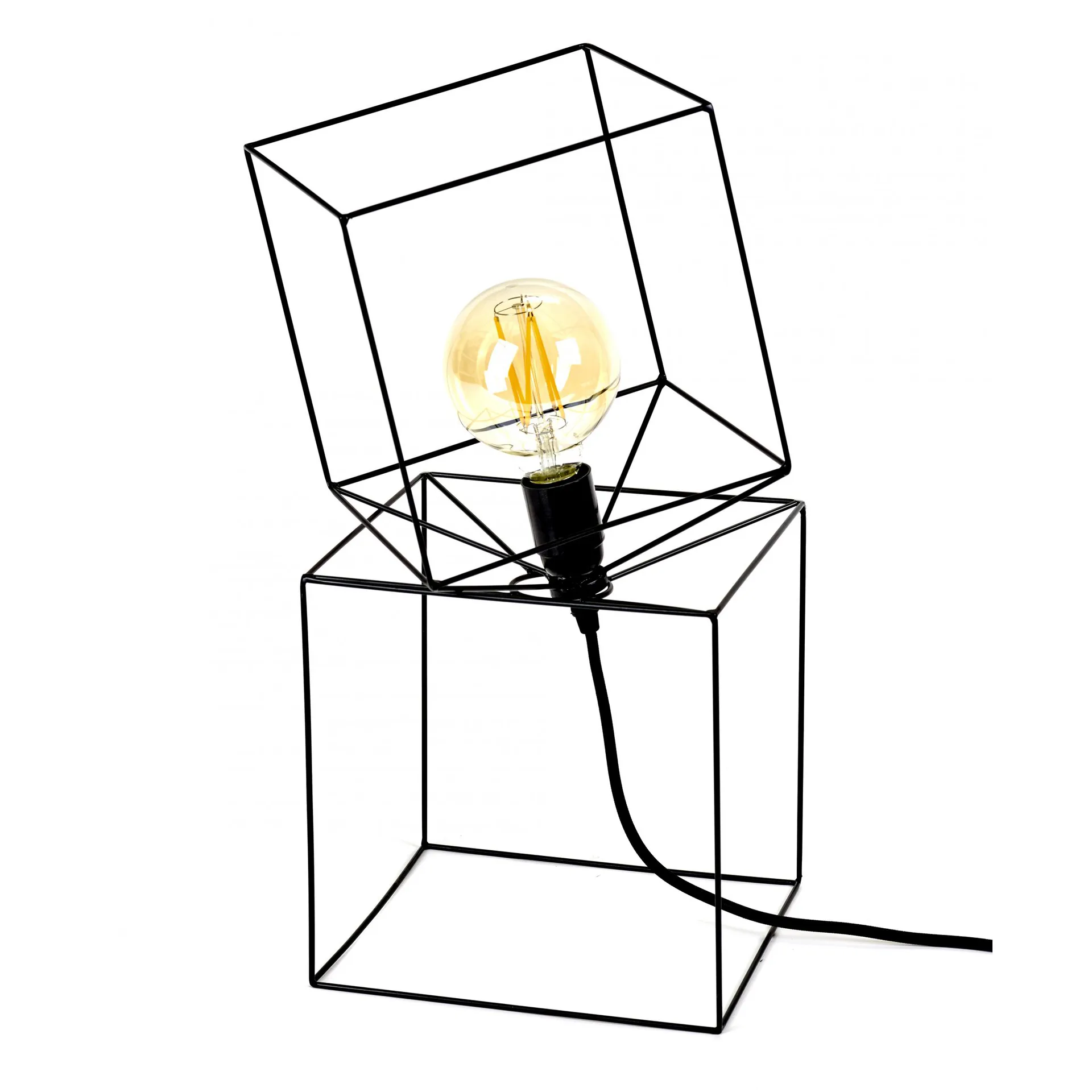 Trompe l'oeil 台灯, 黑色 Serax