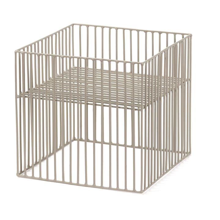 Turn basket square 22x22 cm, 灰色 Serax