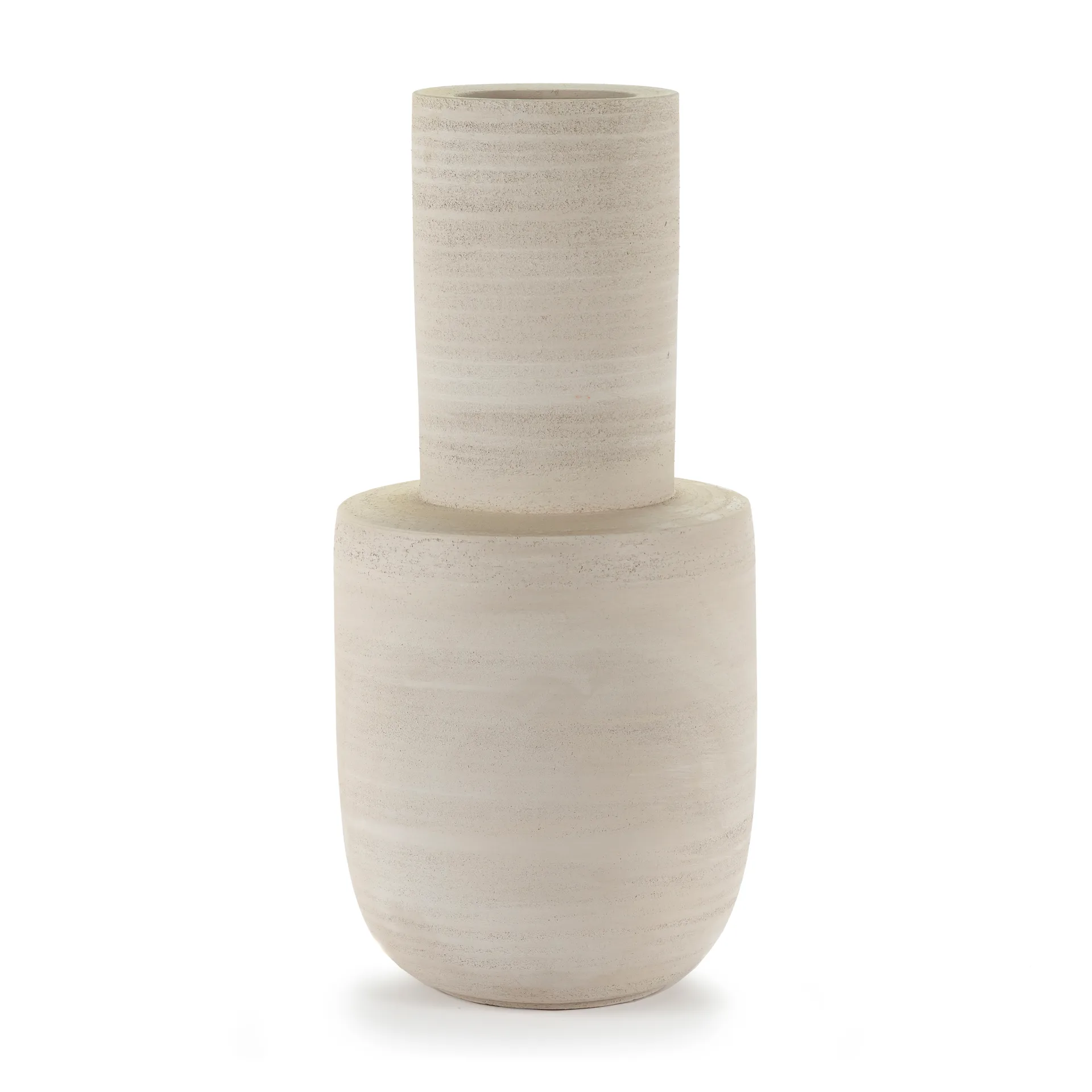 Volumes 花瓶 L 25cm, 米色 Serax
