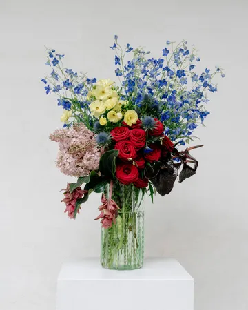 Waves 03 花瓶35cm - 绿色透明款 - Serax