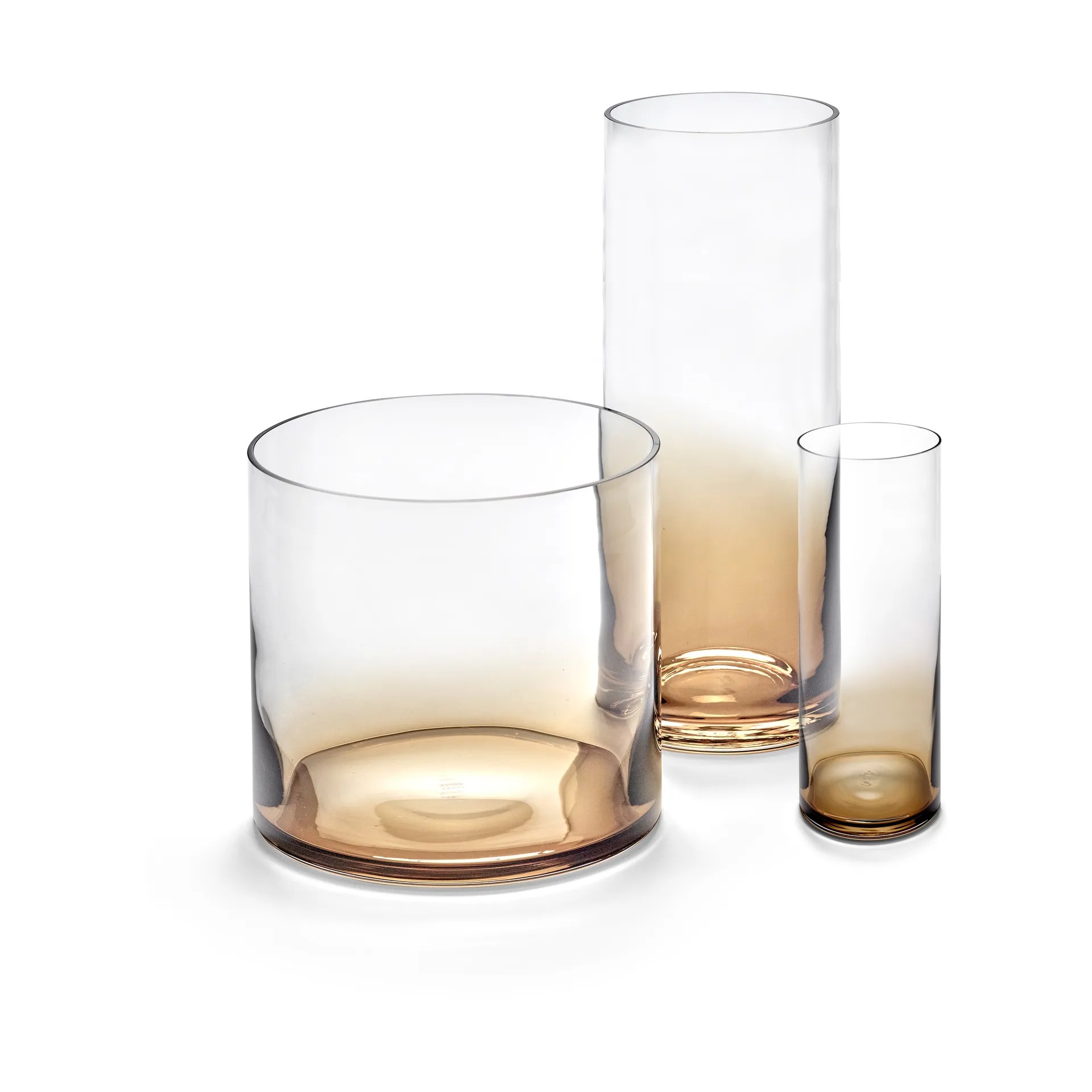 Zuma 花瓶 L Ø11x33 cm, Amber Serax