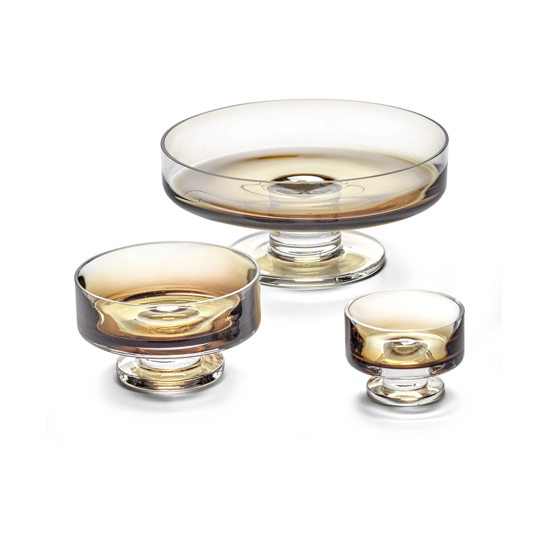 Zuma low 碗 on foot S Ø8.5 cm, Amber Serax