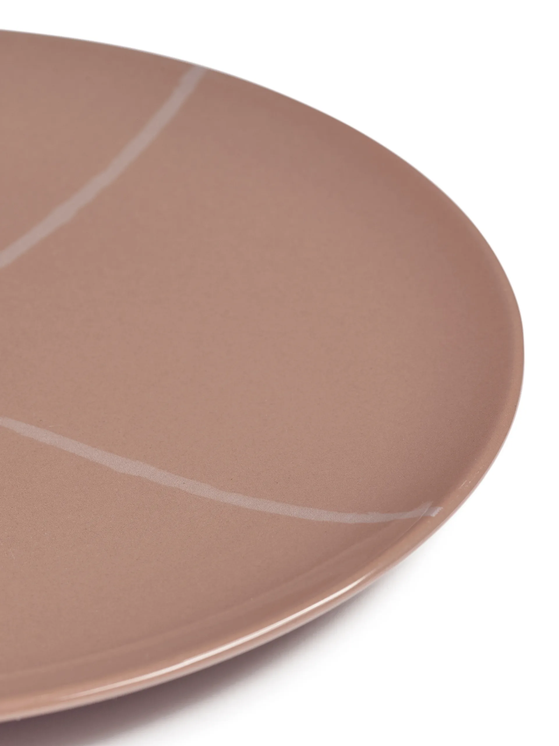 Zuma 盘子 M Ø28 cm 两件套装, 土黄赭 Serax