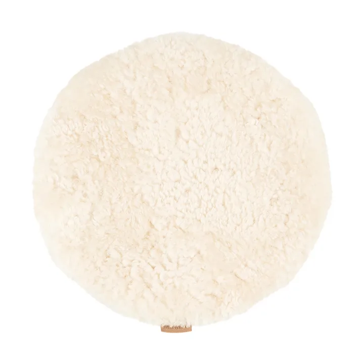 Jill 椅垫 加厚款 - 奶油色（白色），Ø36cm - Shepherd of Sweden