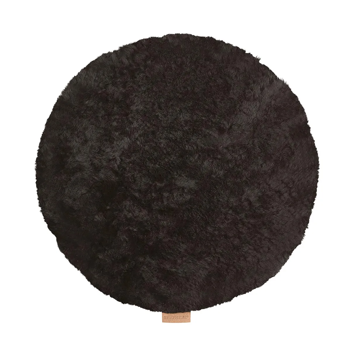 Jill 椅垫 加厚款, 黑色，直径36cm Shepherd of Sweden