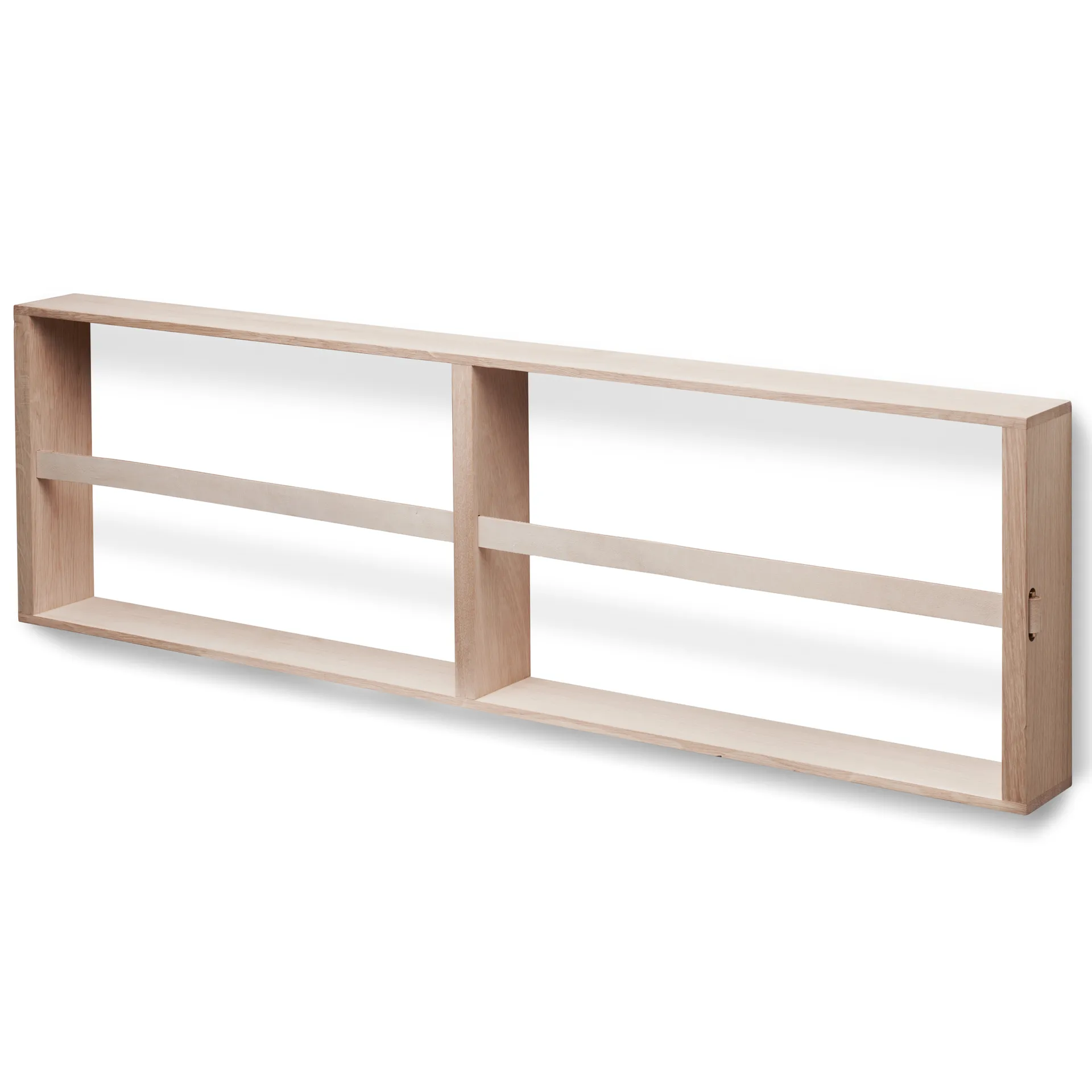 Norr magazine holder 120 cm, Oak Skagerak