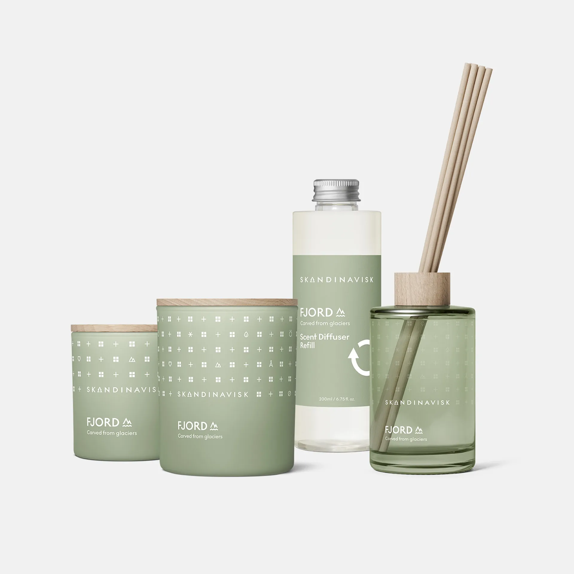 Fjord 香薰藤条, 200ml Skandinavisk