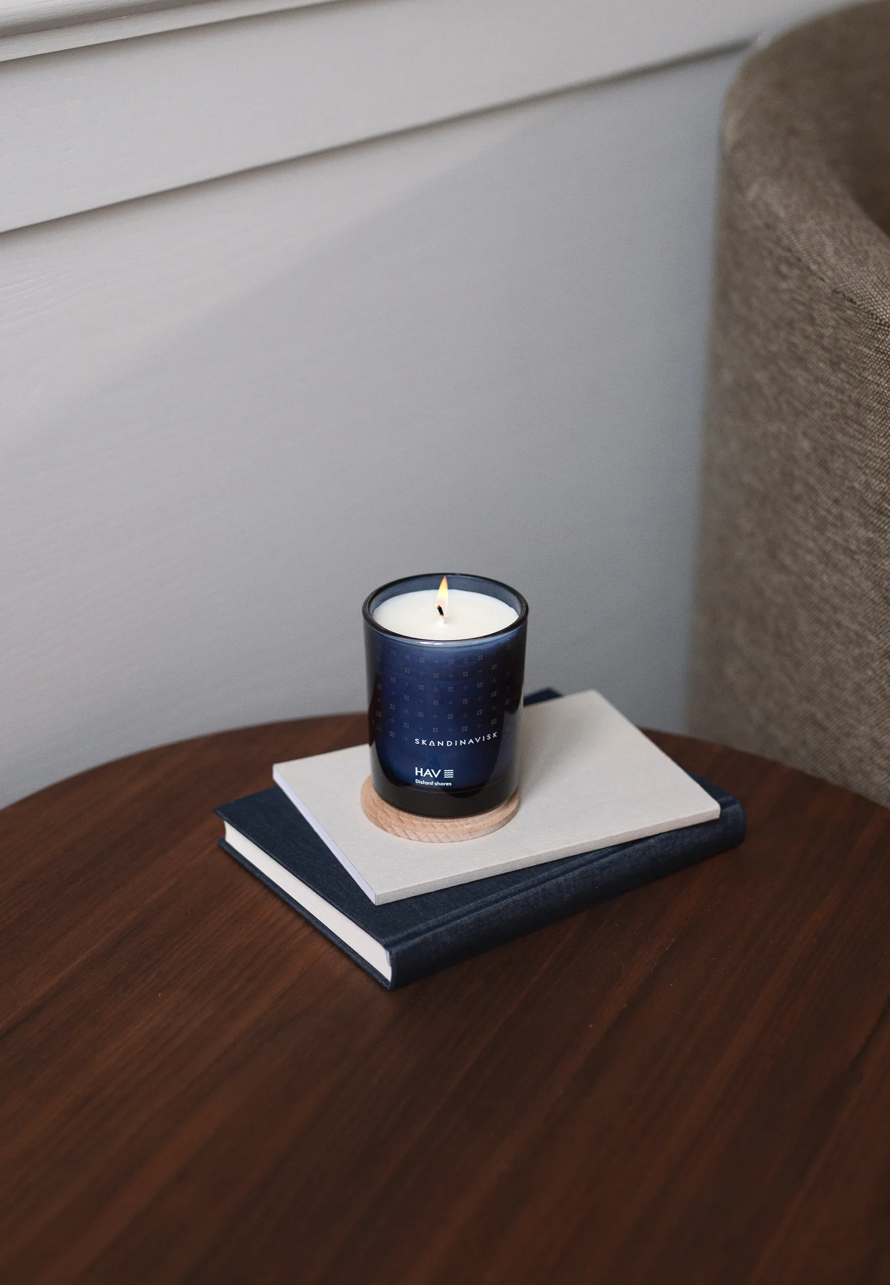 Hav scented candle with lid, 200 g Skandinavisk