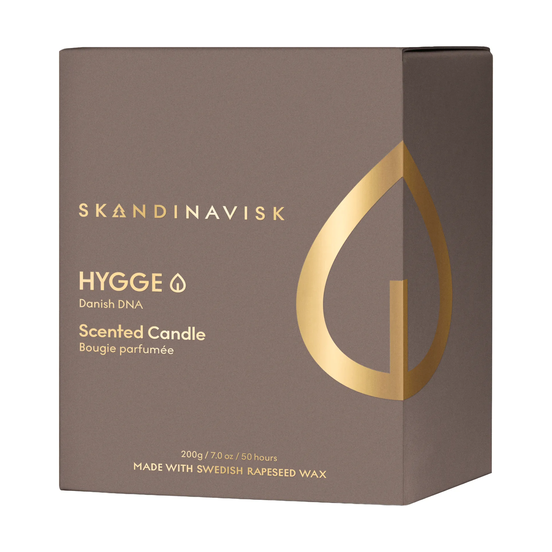 Hygge Gold Symbol 香薰蜡烛, 200g Skandinavisk