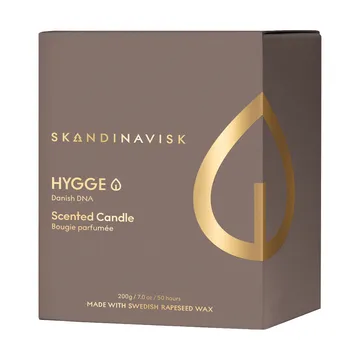 Hygge Gold Symbol 香薰蜡烛 - 200g - Skandinavisk