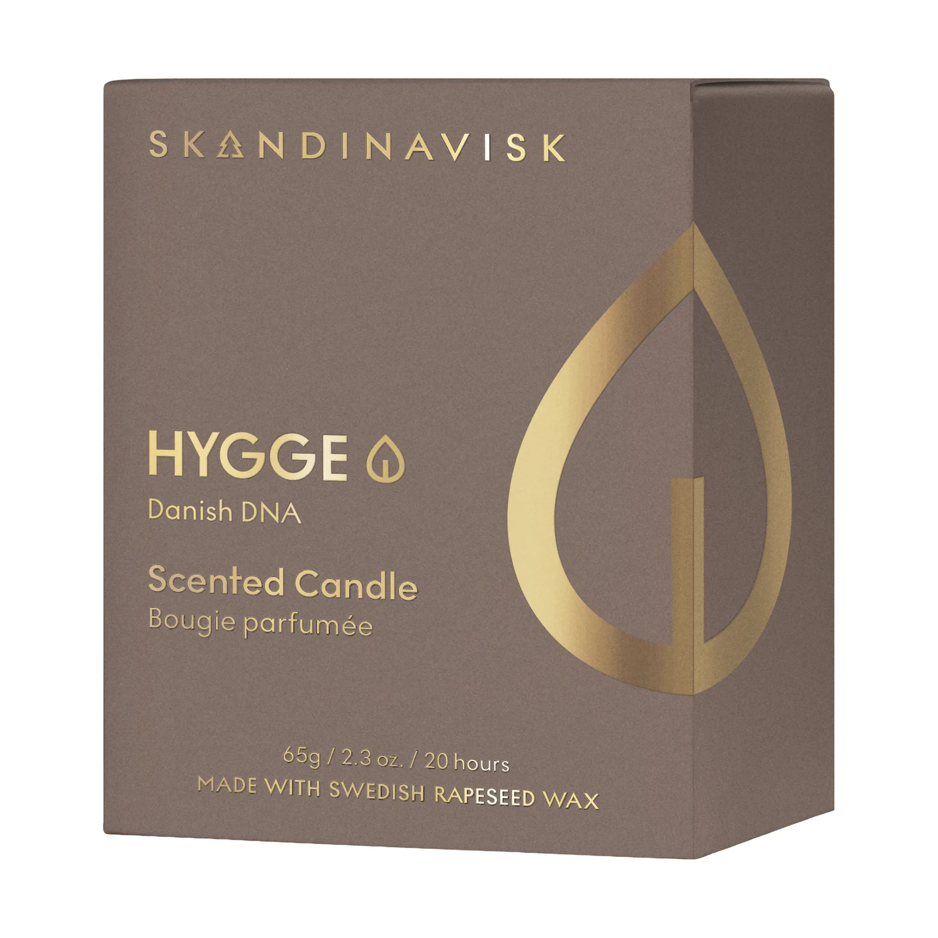 Hygge Gold Symbol 香薰蜡烛, 65g Skandinavisk