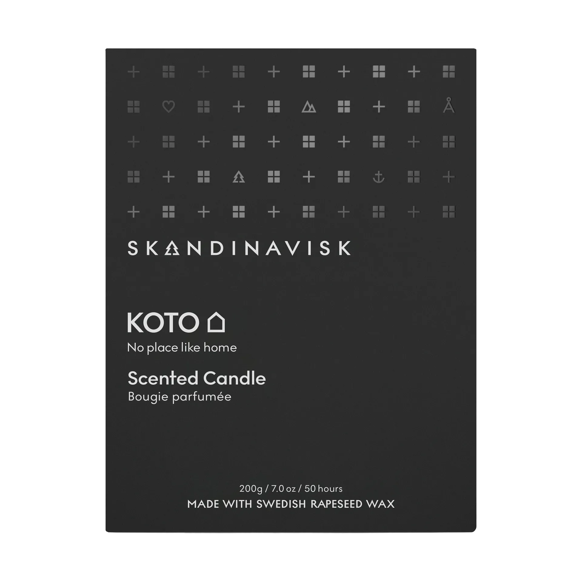 Koto 带盖香薰蜡烛, 200克 Skandinavisk