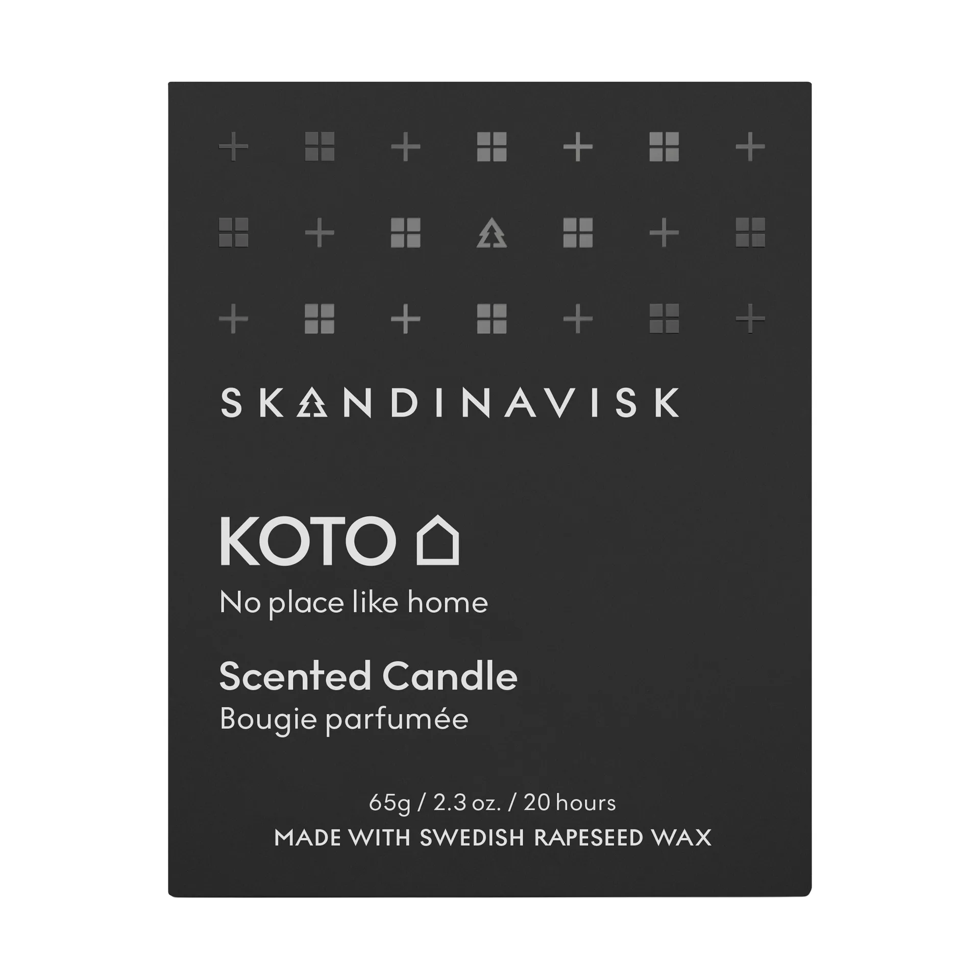 Koto 带盖香薰蜡烛, 65克 Skandinavisk