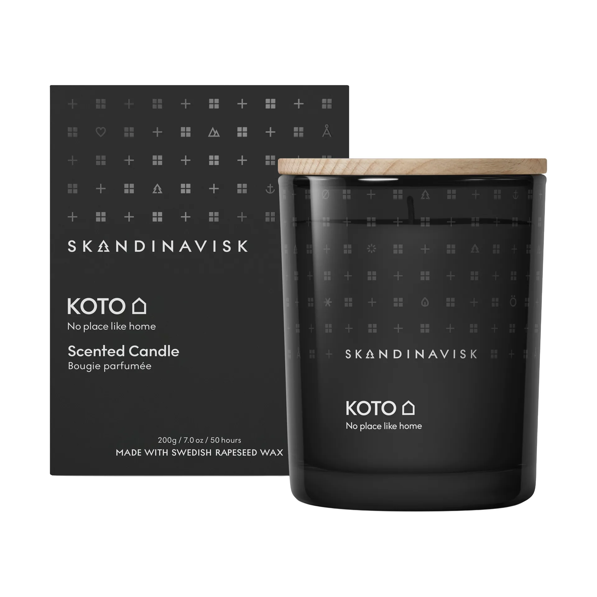 Koto scented candle with lid, 200 g Skandinavisk