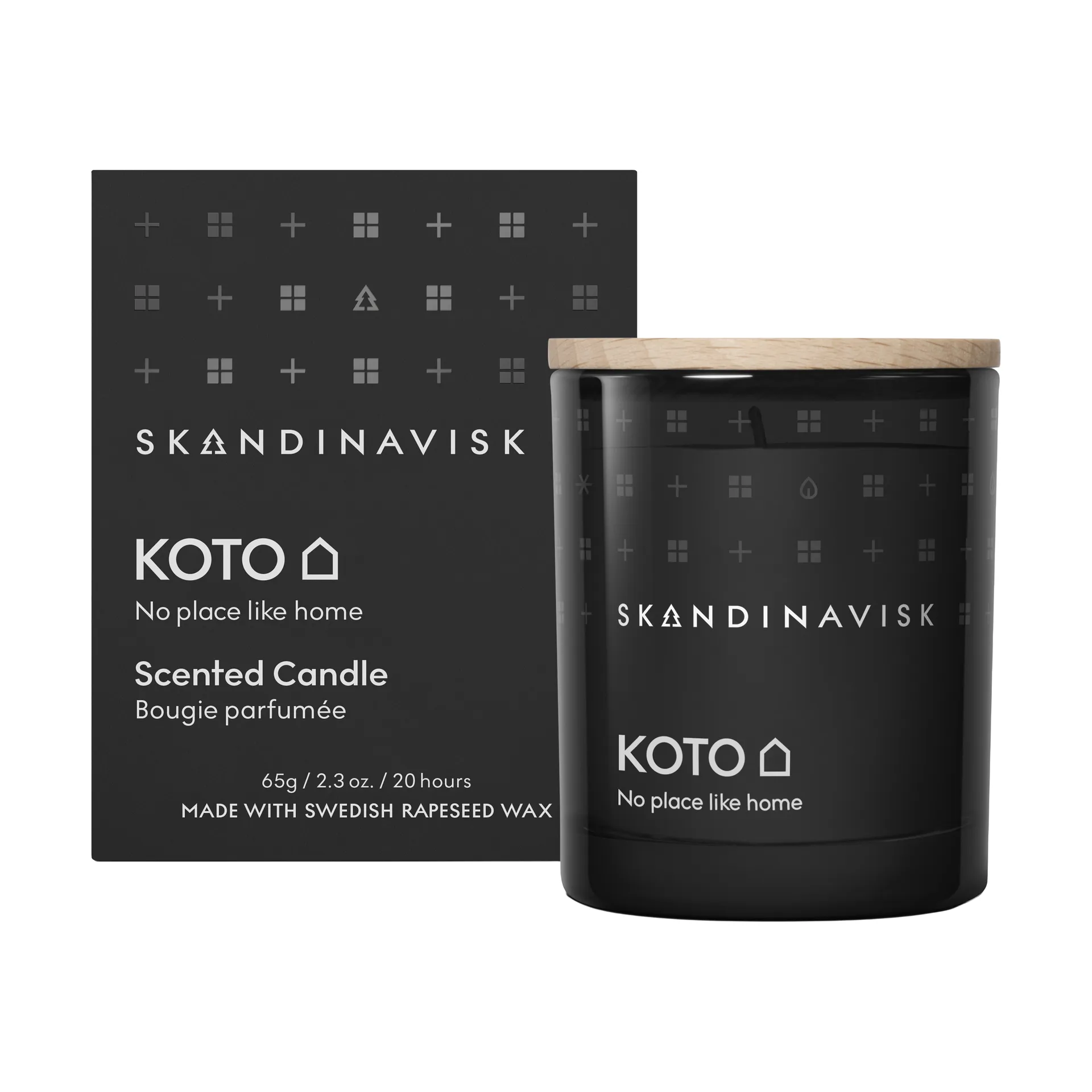 Koto scented candle with lid, 65 g Skandinavisk