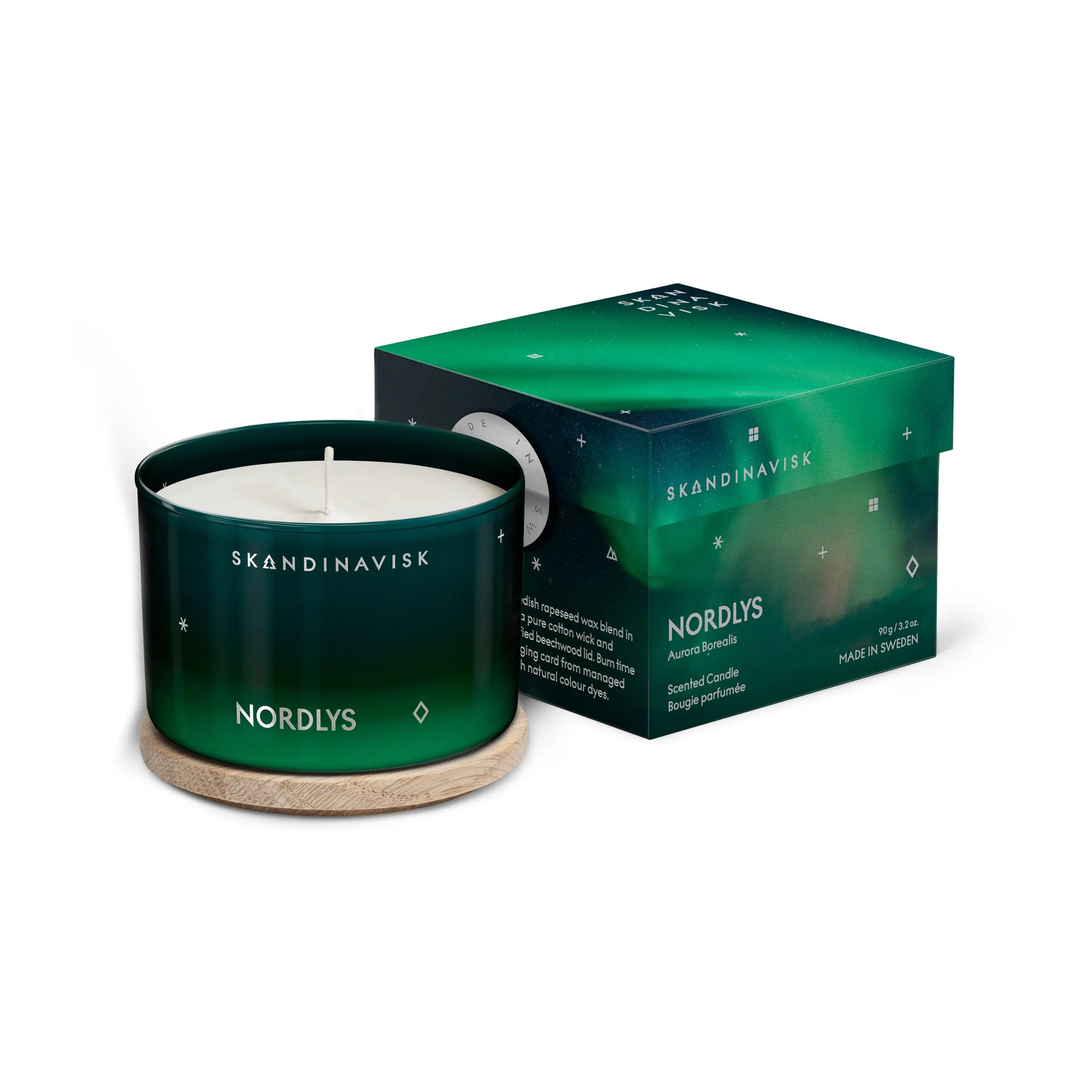Nordlys scented candle, 90g Skandinavisk