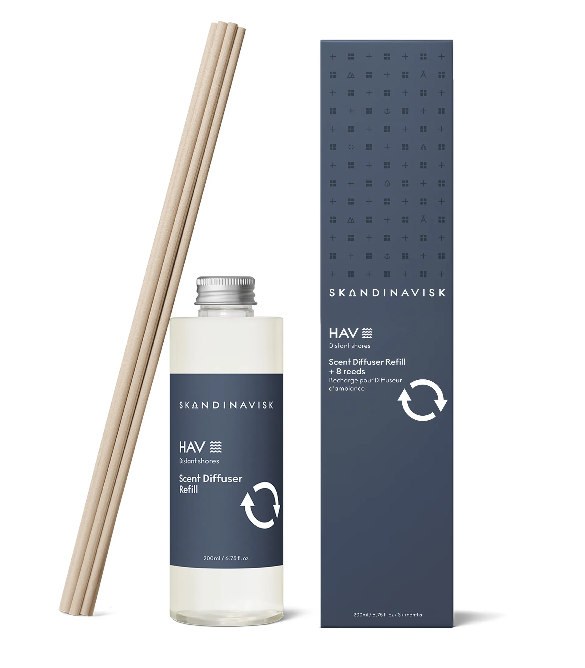 Skandinavisk 香薰藤条补充装 200ml, Hav Skandinavisk