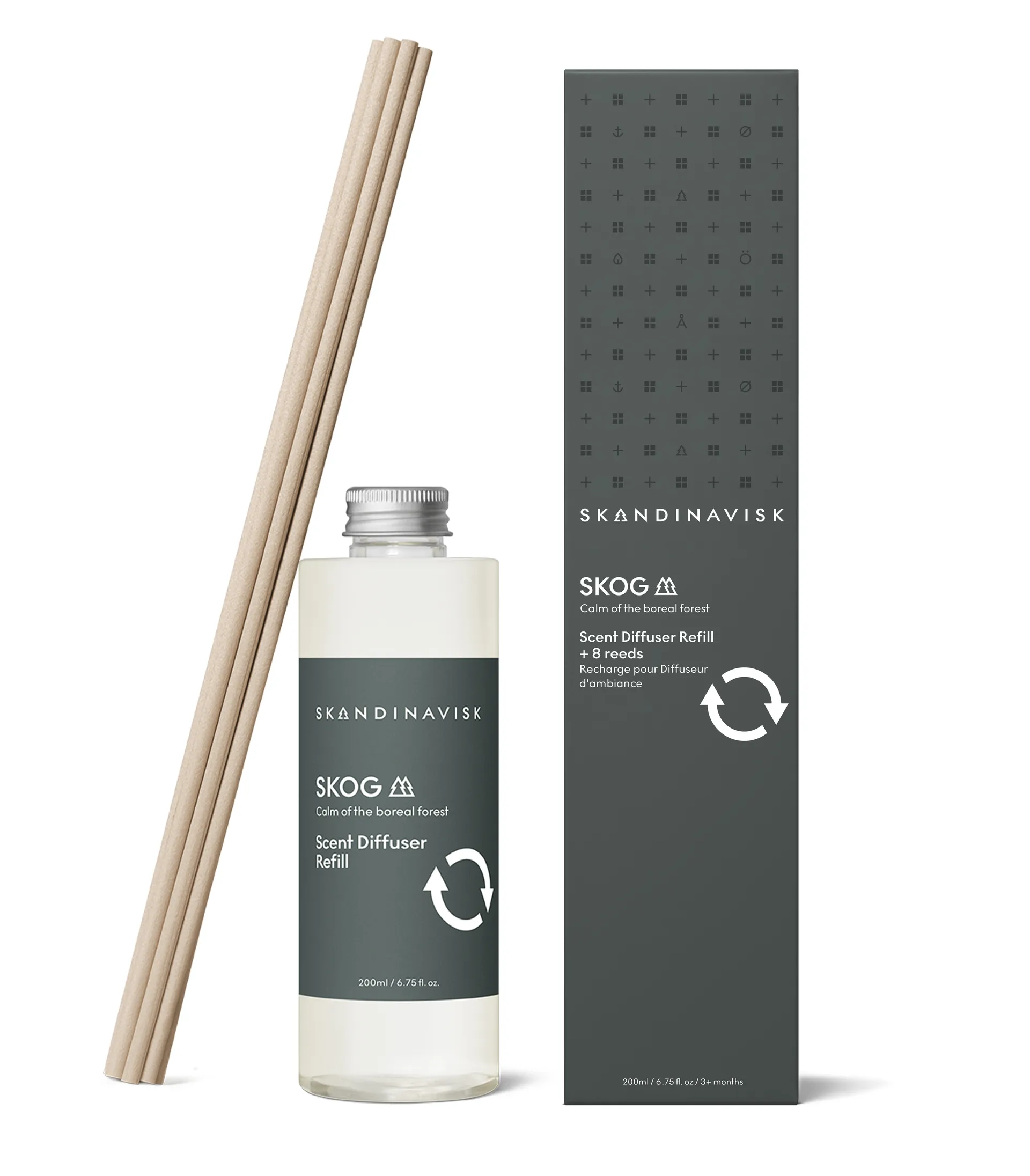 Skandinavisk 香薰藤条补充装 200ml, Skog Skandinavisk