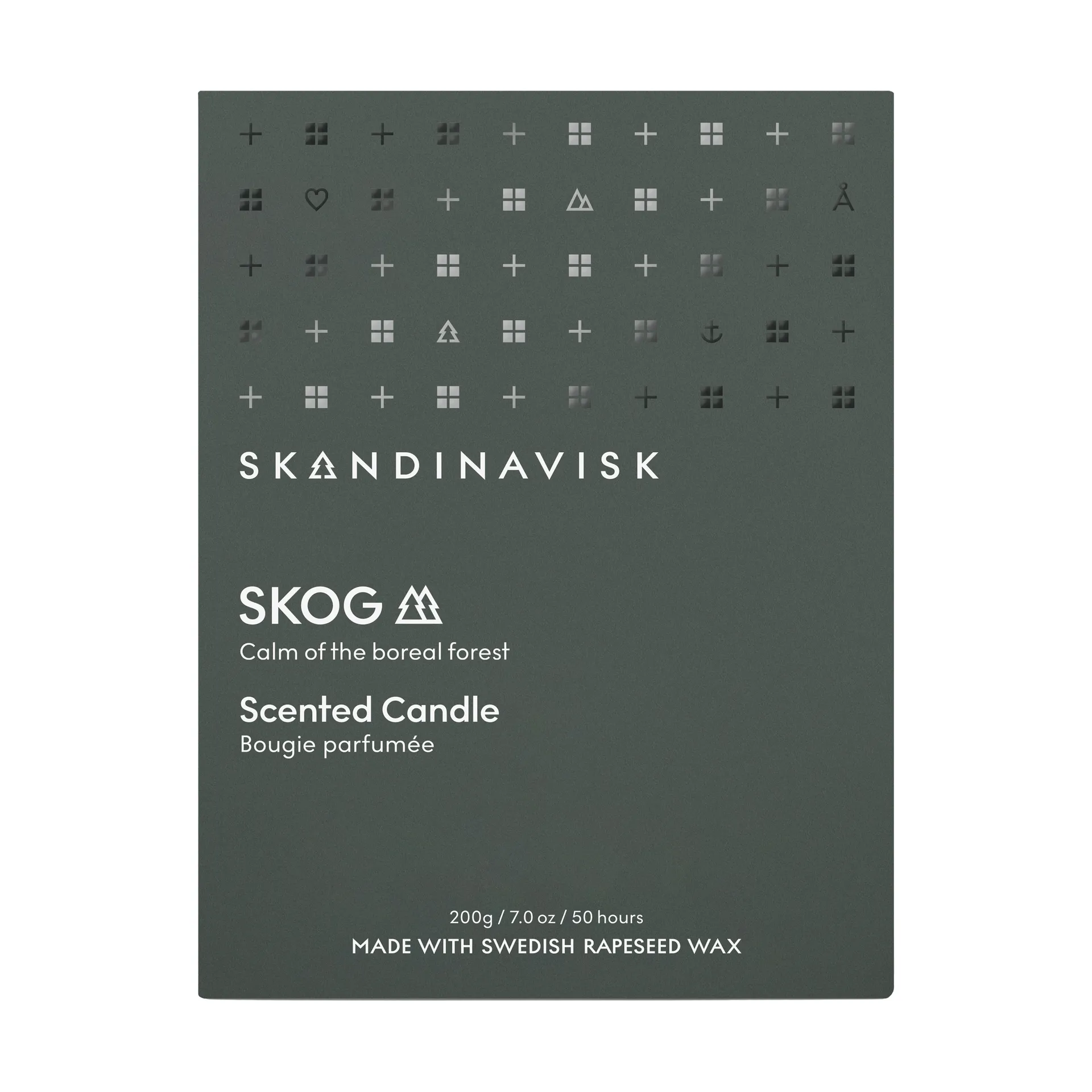 Skog 带盖香氛蜡烛, 200 g Skandinavisk