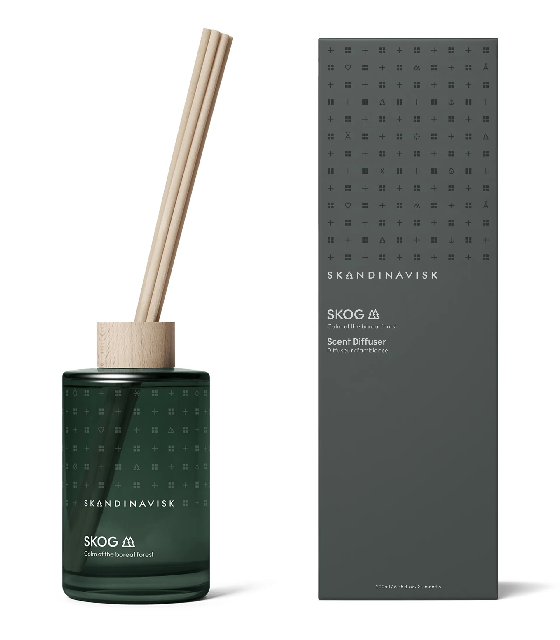Skog 香薰藤条, 200ml Skandinavisk