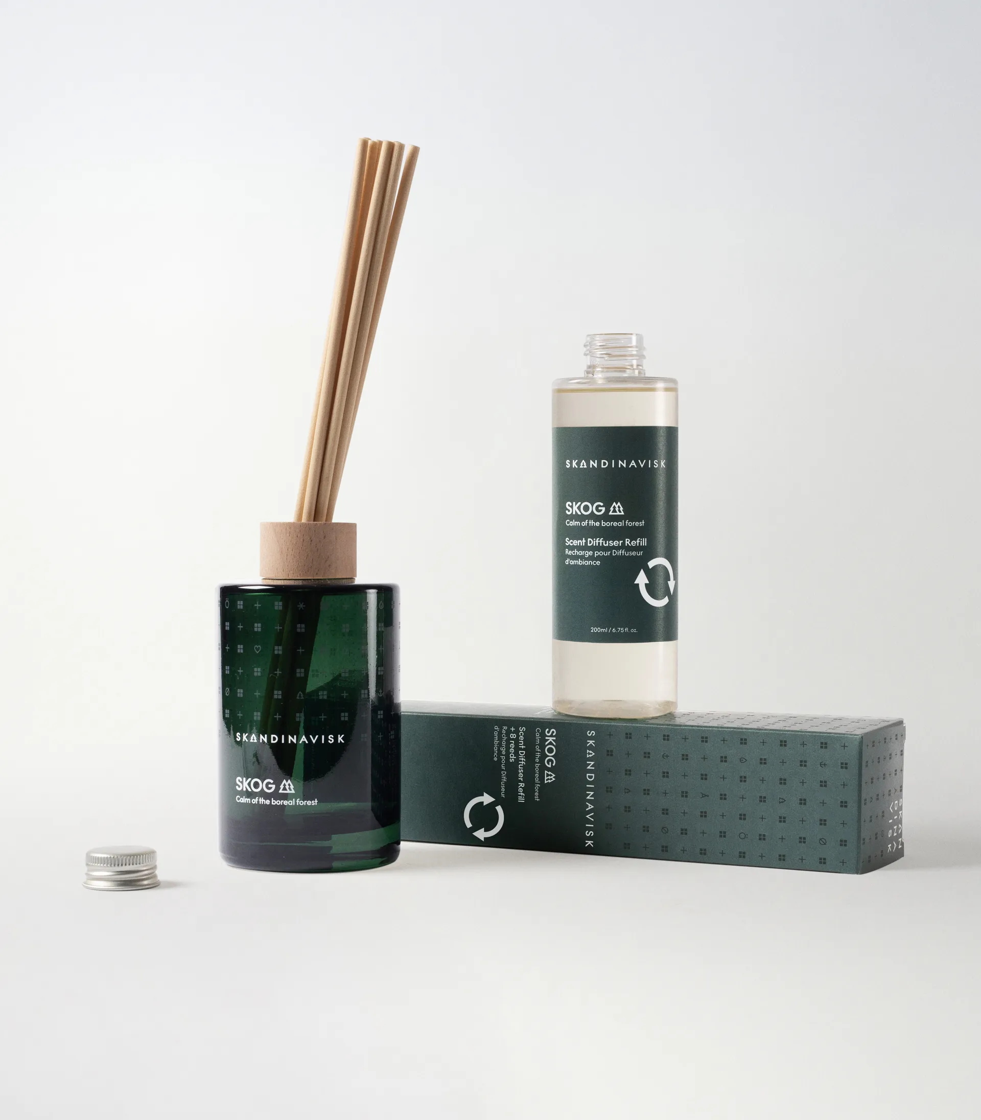 Skog 香薰藤条, 200ml Skandinavisk