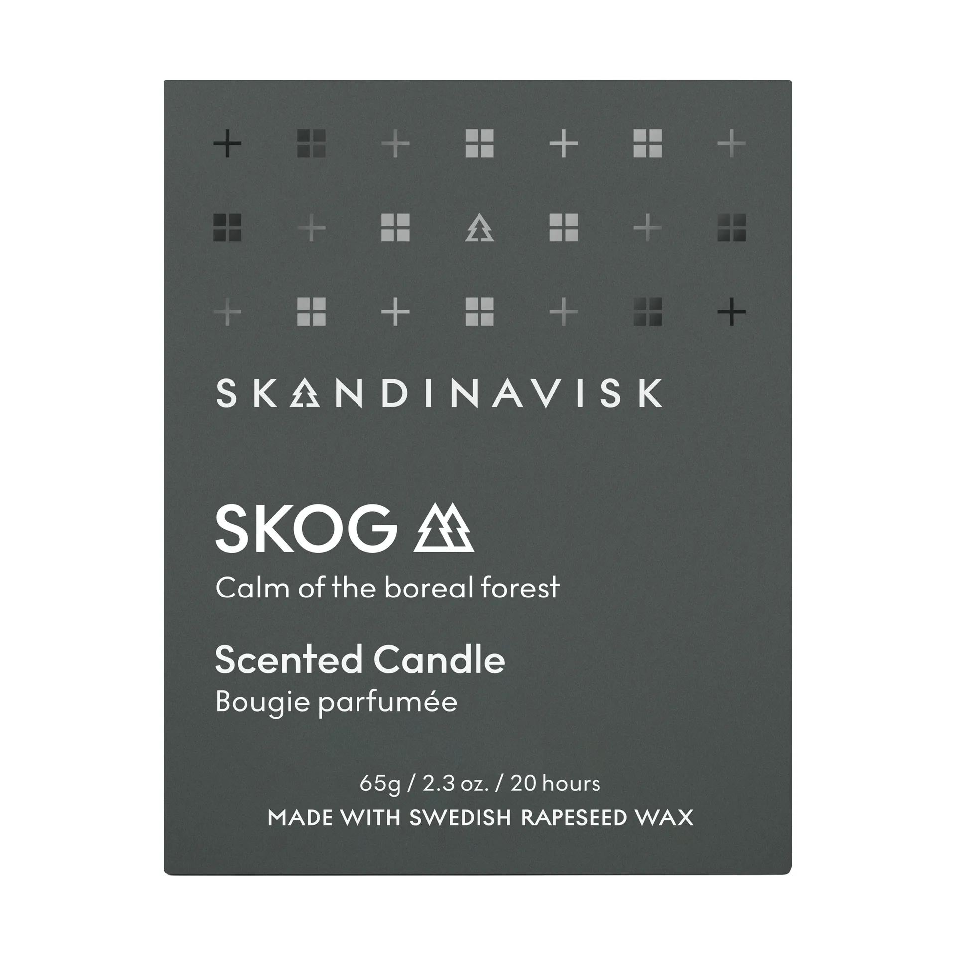 Skog 带盖香薰蜡烛, 65克 Skandinavisk