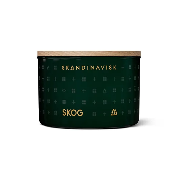 Skog 带盖香薰蜡烛, 90 g Skandinavisk