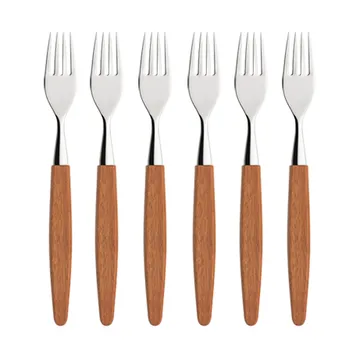 Skaugum 叉子  六件套装 Ecco Teak - Skaugum of Norway