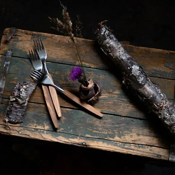 Skaugum 叉子  六件套装 Ecco Teak,  Skaugum of Norway