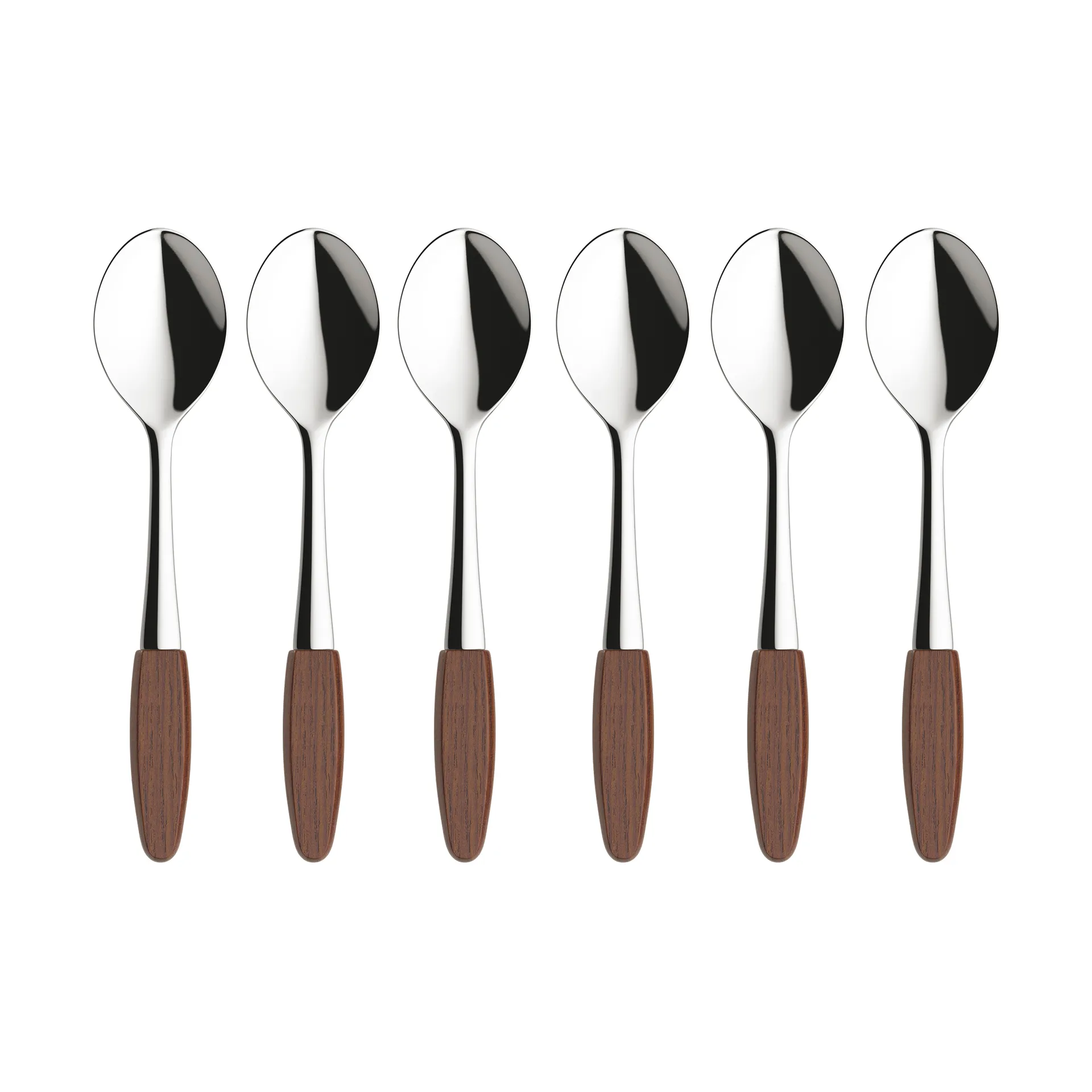 Skaugum teaspoon 六件套装 Ecco Teak,  Skaugum of Norway