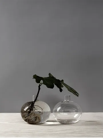 Holmen 花瓶Ø10cm - 透明色 - Skrufs Glasbruk