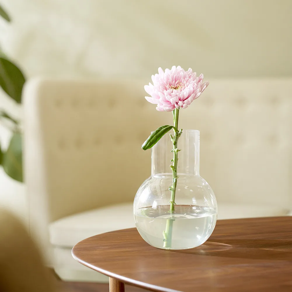 Pallo 花瓶, 透明色_20cm Skrufs Glasbruk
