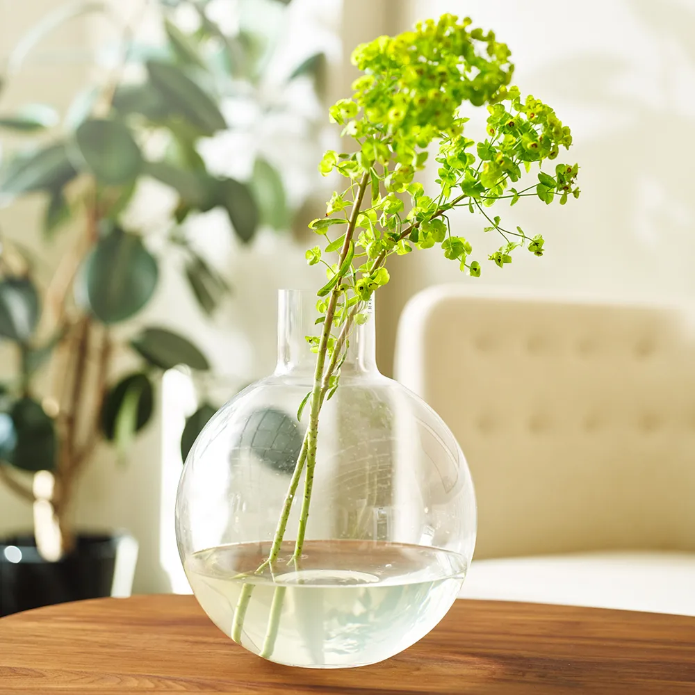 Pallo 花瓶, 透明色_31cm Skrufs Glasbruk