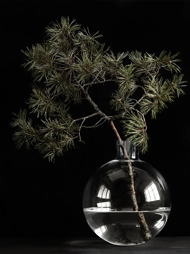 Pallo 花瓶, 透明色_31cm Skrufs Glasbruk